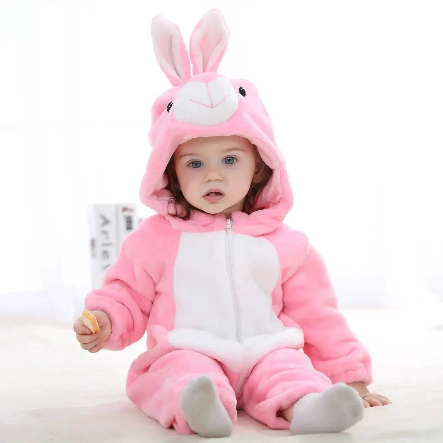  Cozy Baby Romper Hooded Zippered Flannel Toyland EU -  ToylandEU™