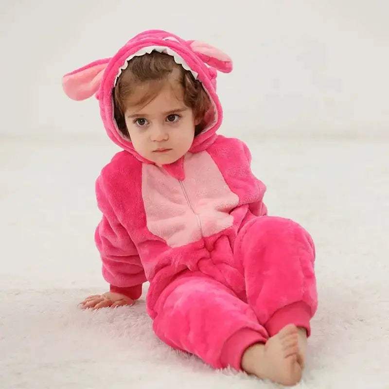  Cozy Baby Romper Hooded Zippered Flannel Toyland EU -  ToylandEU™