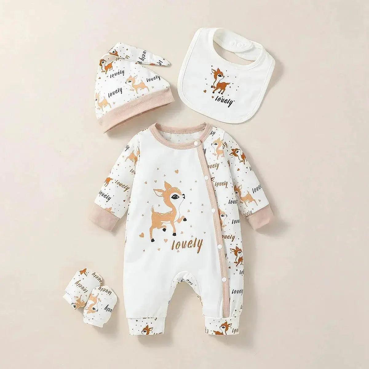  Cozy Baby Romper Set 0 to 12M Animal Print Toyland EU -  ToylandEU™