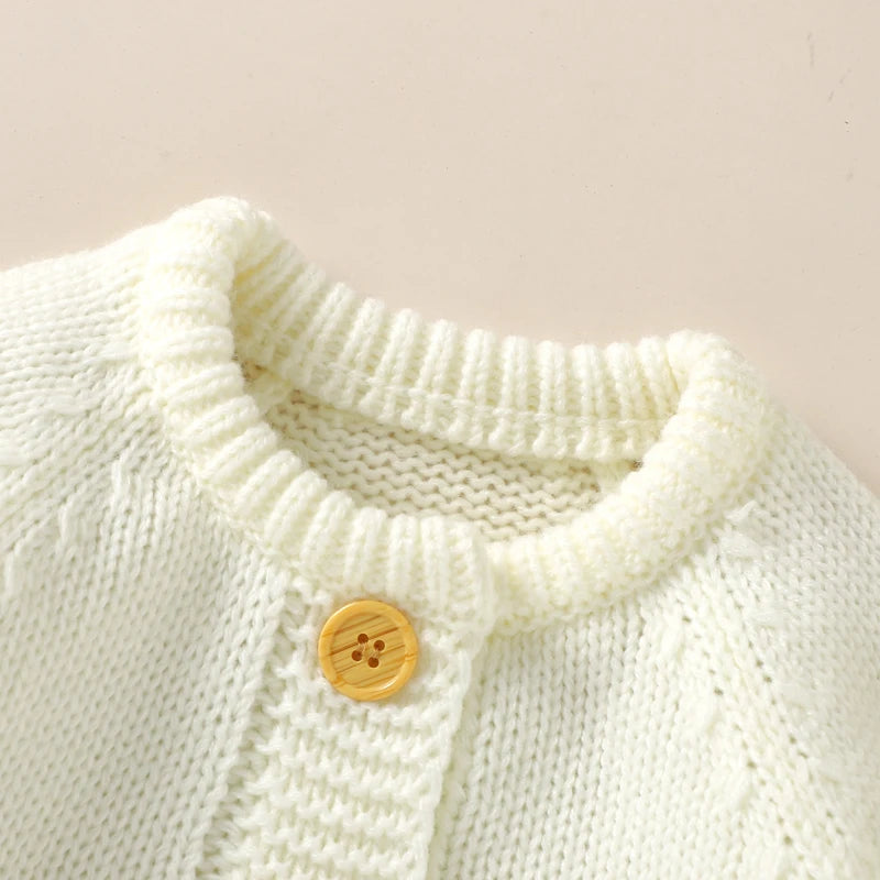 Cozy Baby Rompers Unisex Two Piece Set With Long Sleeve For Newborns - ToylandEU