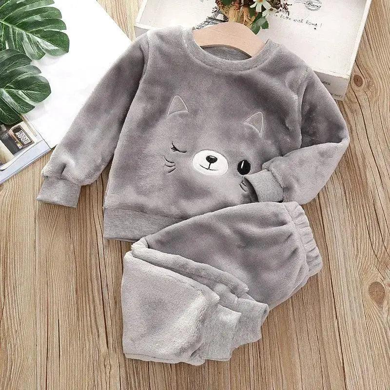  Cozy Bear Print 2 Piece Pajama Sets For Kids Toyland EU -  ToylandEU™