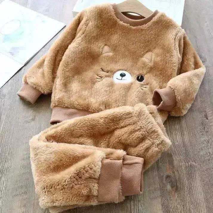  Cozy Bear Print 2 Piece Pajama Sets For Kids Toyland EU -  ToylandEU™