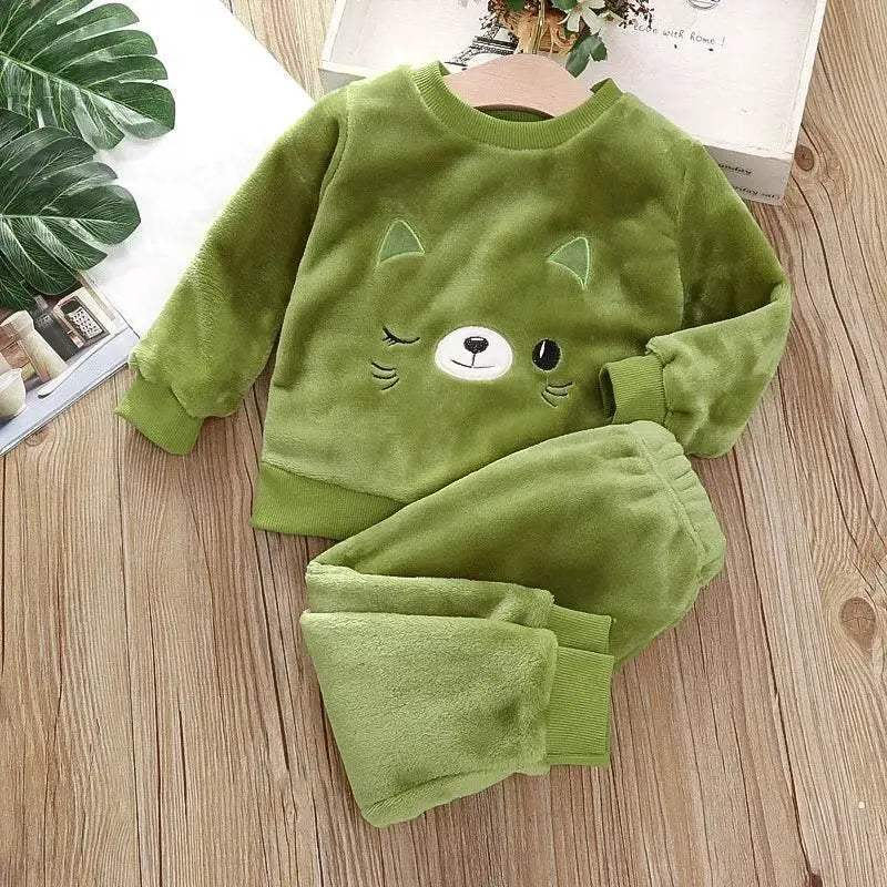  Cozy Bear Print 2 Piece Pajama Sets For Kids Toyland EU -  ToylandEU™