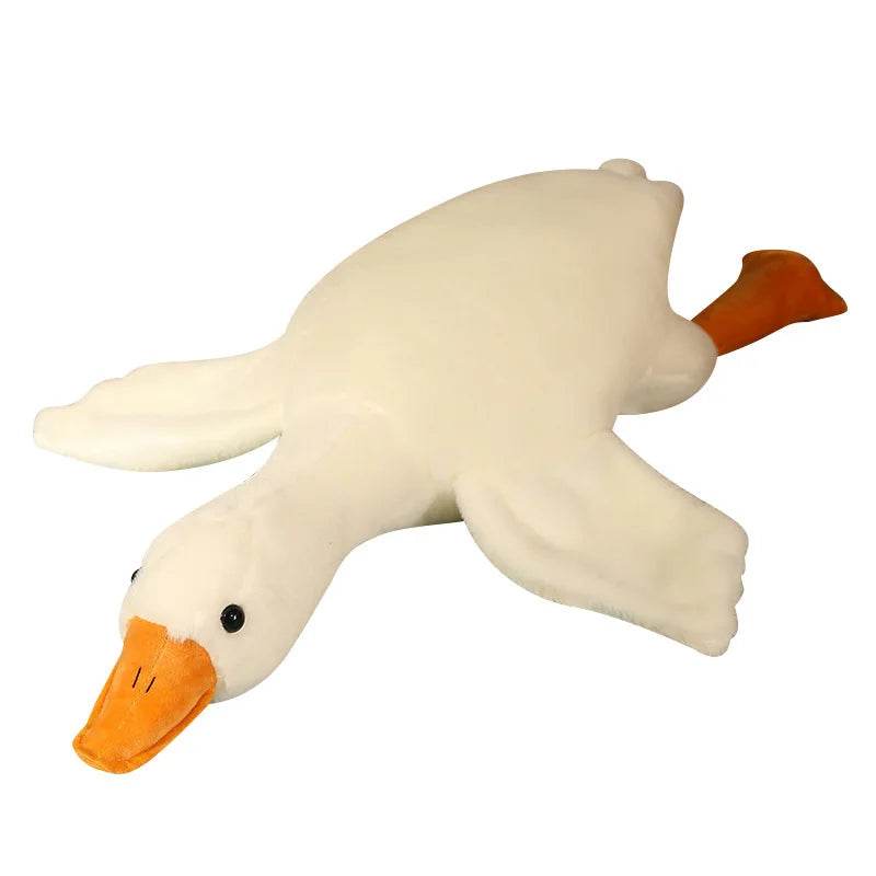 Cozy Big White Goose Plush Pillow - Perfect Comfort Toy for All Ages - ToylandEU