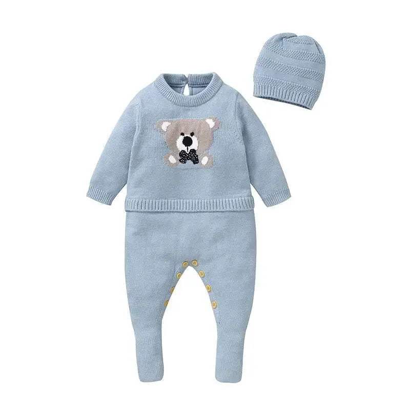  Cozy Blue Infant Rompers Set 0to18M Toyland EU -  ToylandEU™