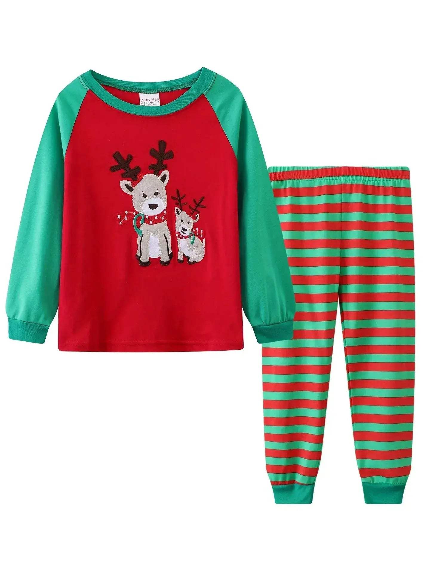  Cozy Cartoon Christmas Pajamas 2 Piece Set Toyland EU -  ToylandEU™