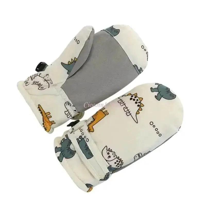  Cozy Cartoon Dinosaur Print Non Slip Gloves Toyland EU -  ToylandEU™
