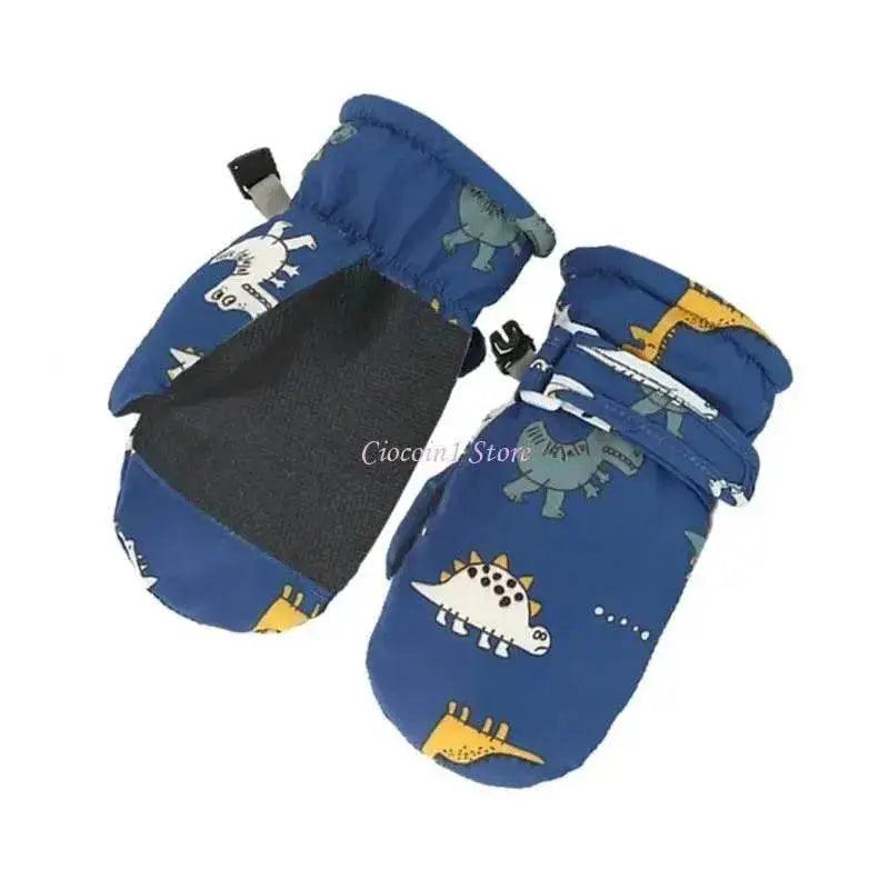  Cozy Cartoon Dinosaur Print Non Slip Gloves Toyland EU -  ToylandEU™