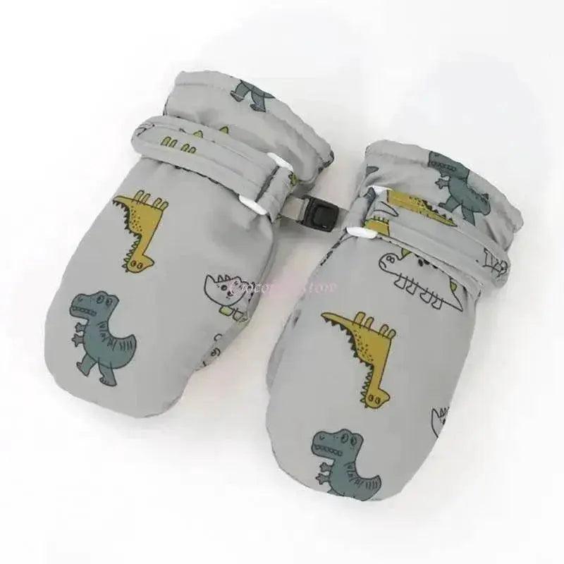  Cozy Cartoon Dinosaur Print Non Slip Gloves Toyland EU -  ToylandEU™