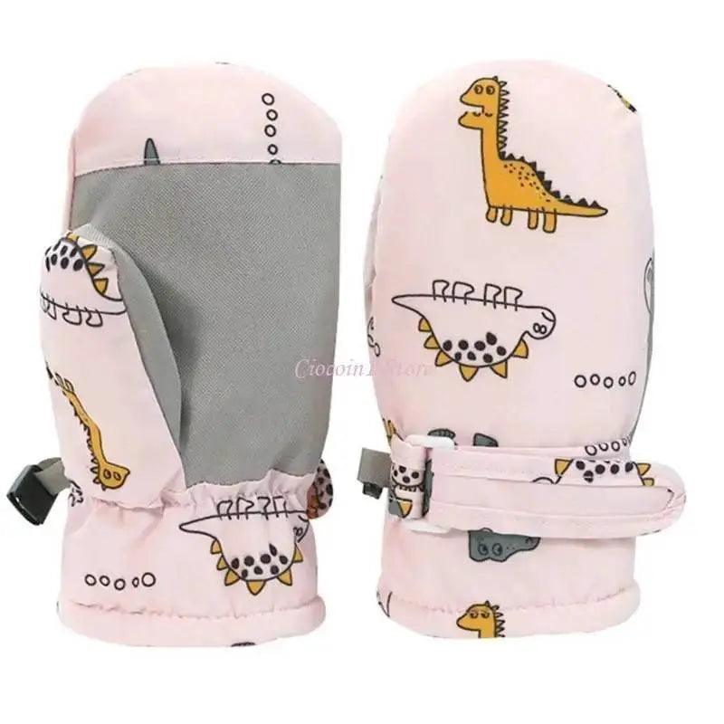  Cozy Cartoon Dinosaur Print Non Slip Gloves Toyland EU -  ToylandEU™