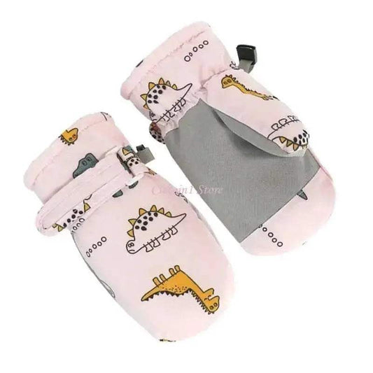  Cozy Cartoon Dinosaur Print Non Slip Gloves Toyland EU -  ToylandEU™