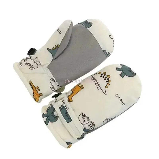  Cozy Cartoon Dinosaur Print Non Slip Gloves Toyland EU -  ToylandEU™
