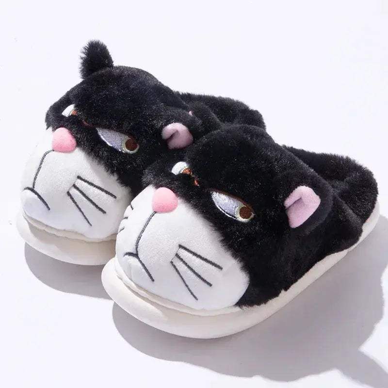  Cozy Cartoon Plush Slippers 1CM Heel Women Toyland EU -  ToylandEU™