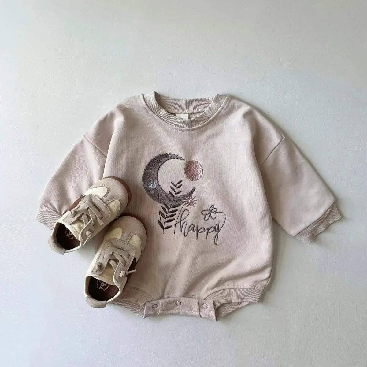  Cozy Cotton Baby Romper Floral Embroidery Toyland EU -  ToylandEU™