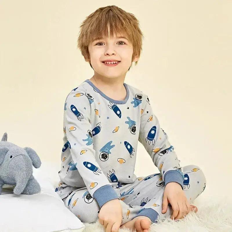  Cozy Cotton Pajama Set 7-13 Astronaut Blue Toyland EU -  ToylandEU™
