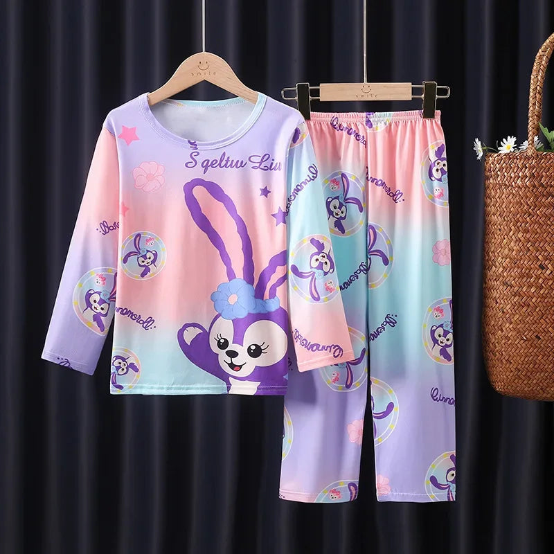 Cozy Disney Kids Pajamas Set With Elsa And Pooh Print For Kids 7 To 13 - ToylandEU