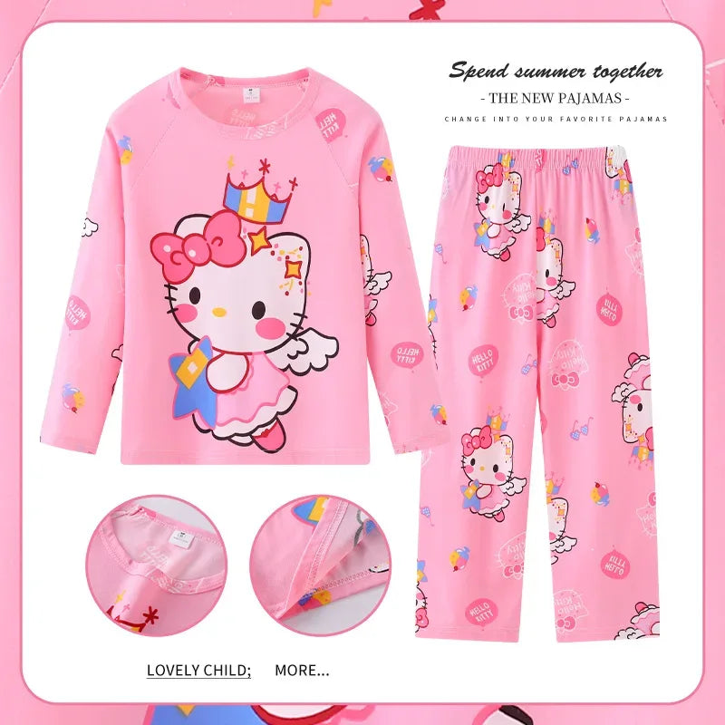 Cozy Disney Kids Pajamas Set With Elsa And Pooh Print For Kids 7 To 13 - ToylandEU
