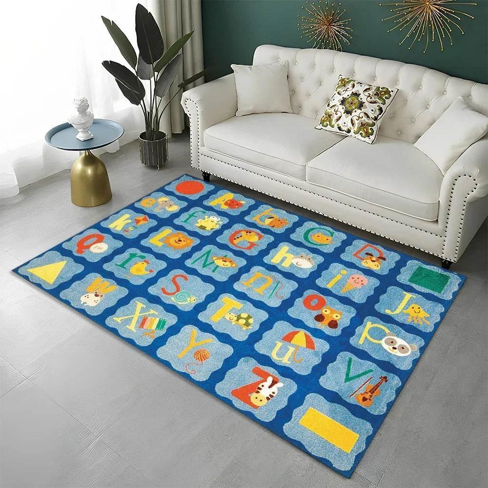  Cozy Educational Alphabet Area Rug Non Slip Toyland EU -  ToylandEU™