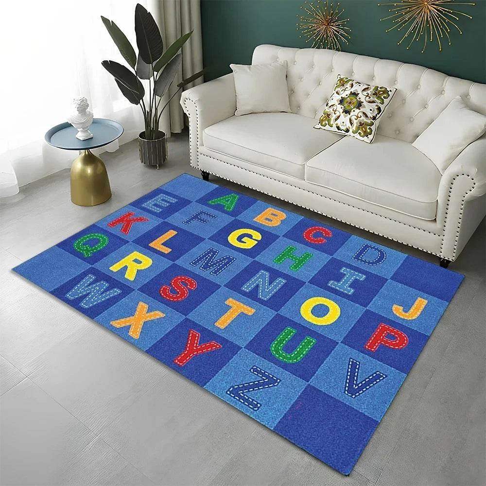  Cozy Educational Alphabet Area Rug Non Slip Toyland EU -  ToylandEU™