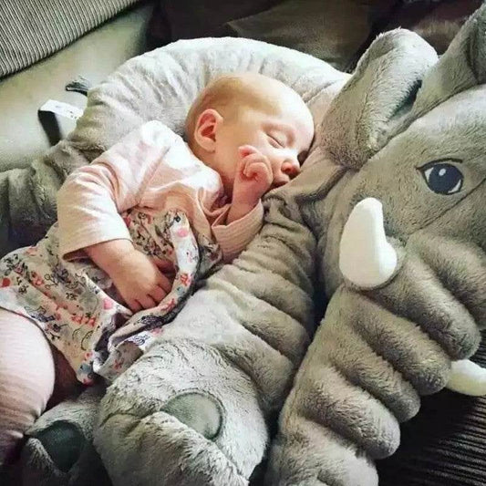 Cozy Elephant Baby Pillow with Blanket - Soft PP Cotton Comfort - ToylandEU
