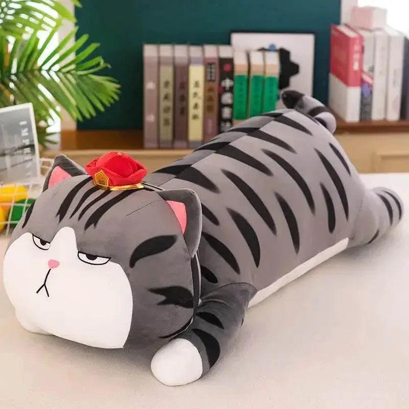  Cozy Emperor Cat Plush Pillow 60cm Toyland EU -  ToylandEU™