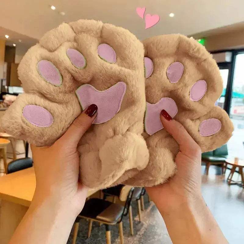  Cozy Gloves Cat Paw Knit Fourchettes Women Toyland EU -  ToylandEU™