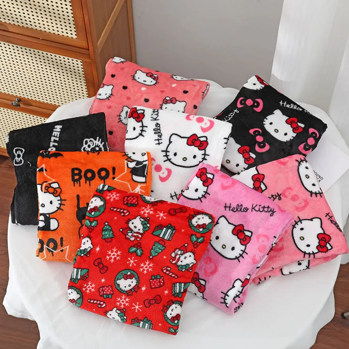 Cozy Hello Kitty Cartoon Pajama Pants For Kids Unisex Winter Sleepwear - ToylandEU