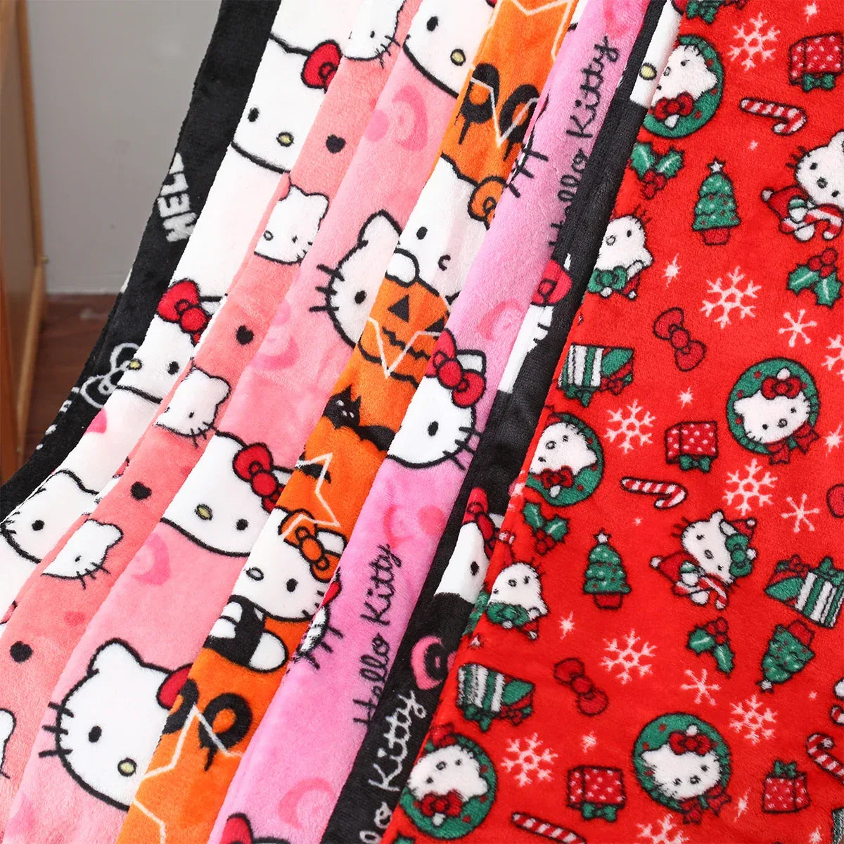 Cozy Hello Kitty Cartoon Pajama Pants For Kids Unisex Winter Sleepwear - ToylandEU