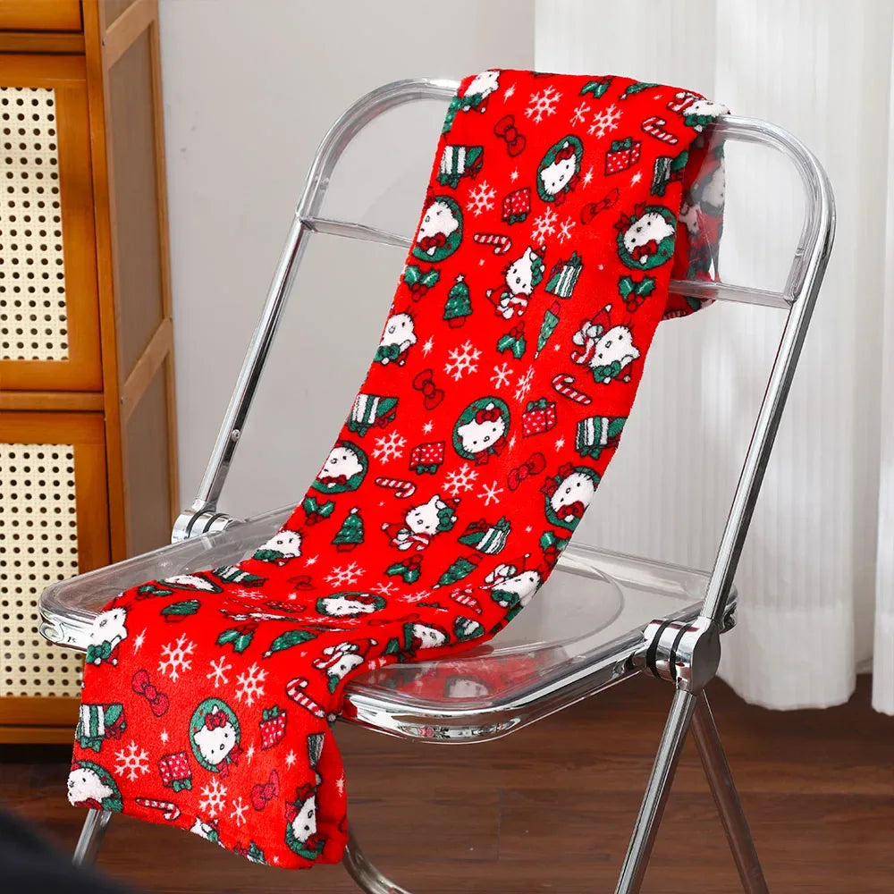 Cozy Hello Kitty Cartoon Pajama Pants For Kids Unisex Winter Sleepwear - ToylandEU