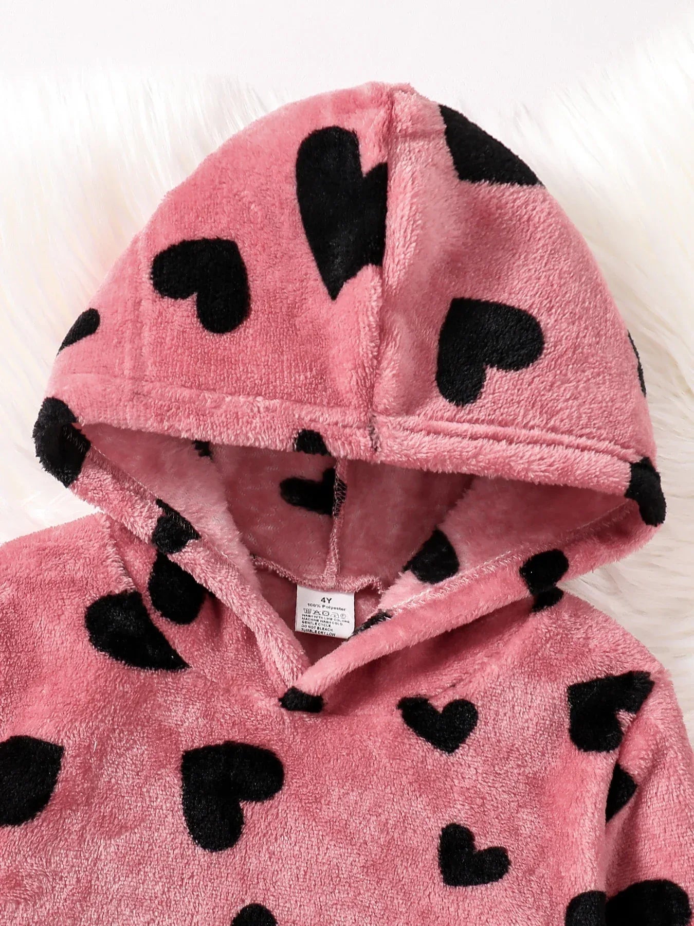 Cozy Hooded Girls Loungewear Set Two Piece Warm Comfort - ToylandEU