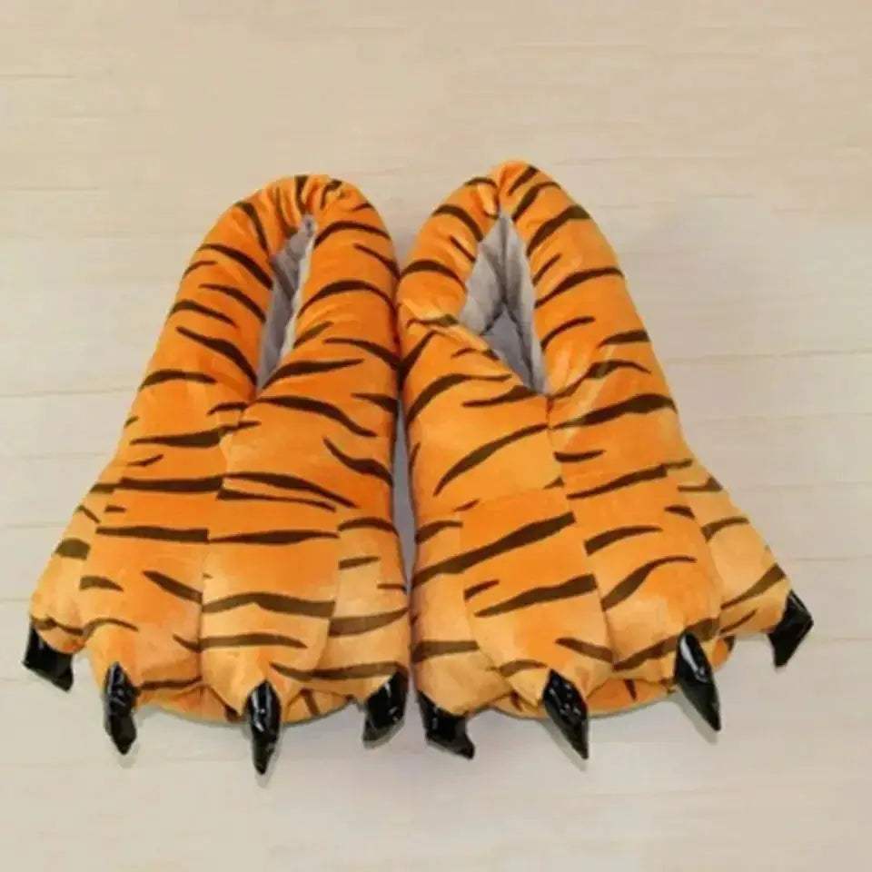  Cozy Indoor Slippers Paw Print Plush 2 Toyland EU -  ToylandEU™