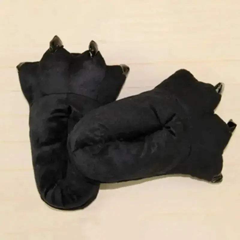  Cozy Indoor Slippers Paw Print Plush 2 Toyland EU -  ToylandEU™