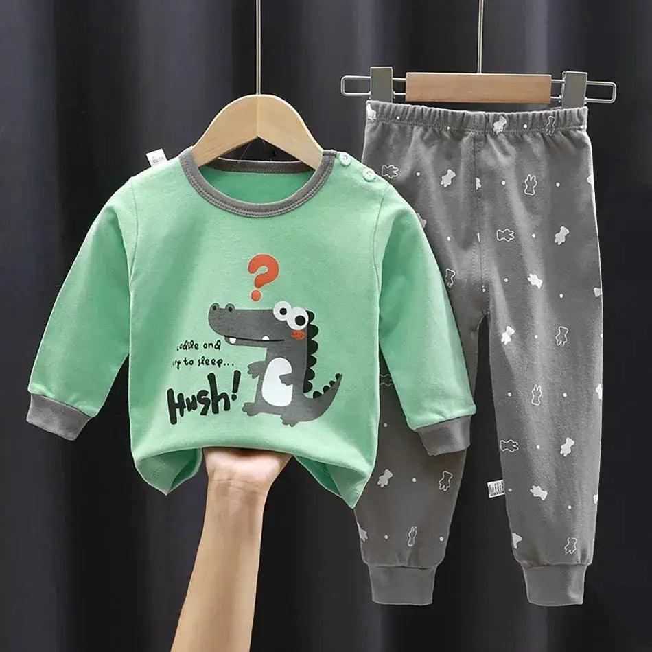  Cozy Kids Cartoon Dinosaur Pajama Sets Toyland EU -  ToylandEU™