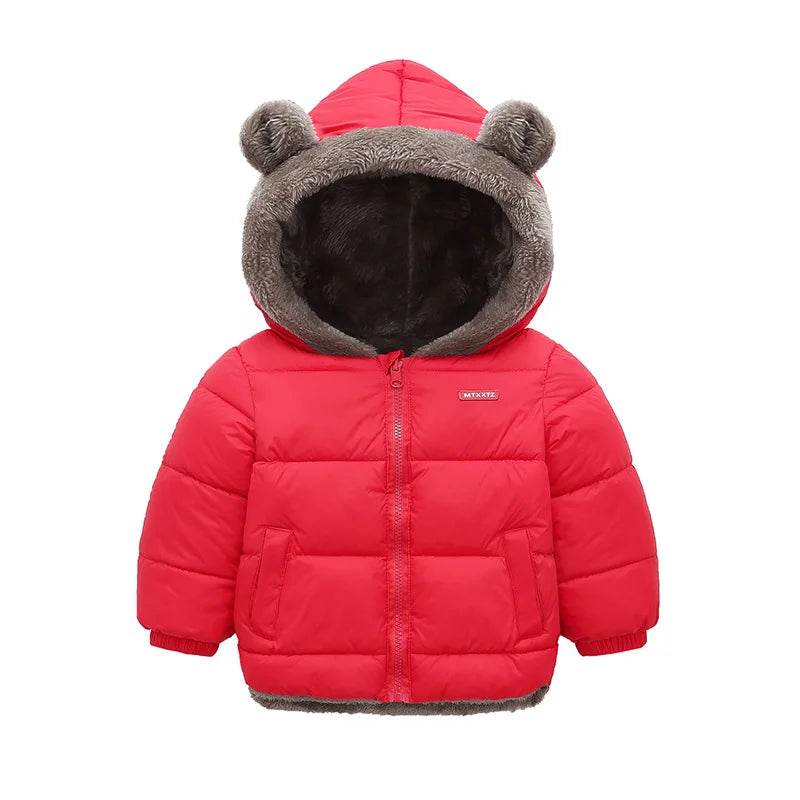 Cozy Kids Coat Lamb Wool Down Hooded Unisex 2 To 6 Years - ToylandEU