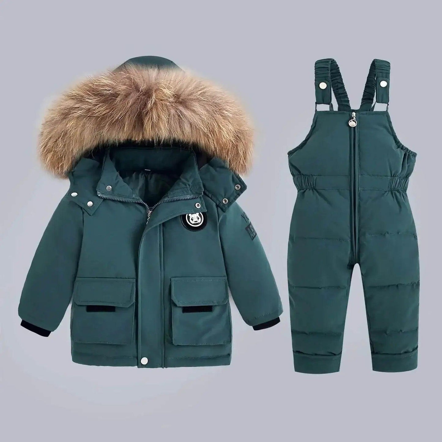  Cozy Kids Down Jacket Set Two Piece Hooded Toyland EU -  ToylandEU™