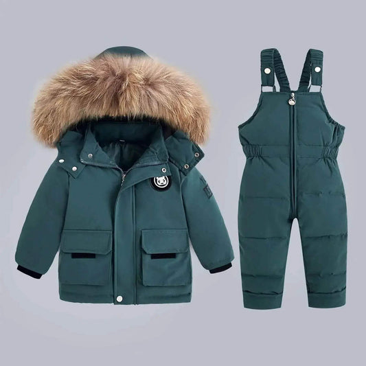  Cozy Kids Down Jacket Set Two Piece Hooded Toyland EU -  ToylandEU™