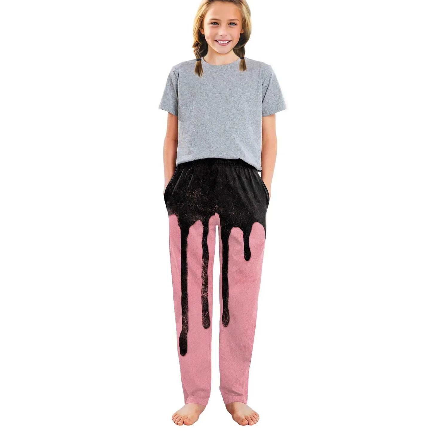 Cozy Kids Pajama Bottoms Unisex Cartoon Halloween Pattern Loose Pants - ToylandEU