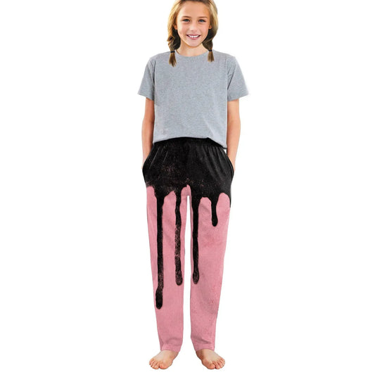 Cozy Kids Pajama Bottoms Unisex Cartoon Halloween Pattern Loose Pants - ToylandEU