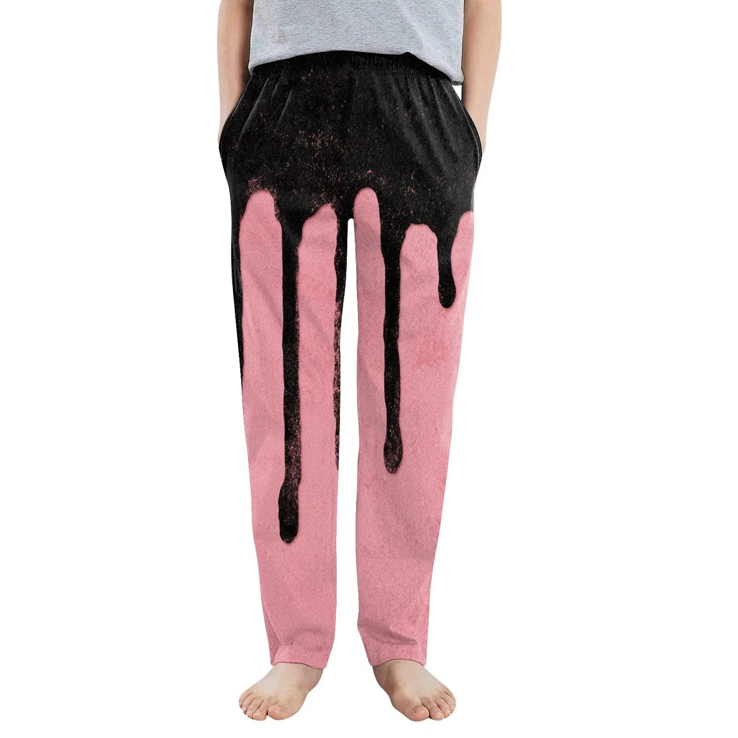 Cozy Kids Pajama Bottoms Unisex Cartoon Halloween Pattern Loose Pants - ToylandEU