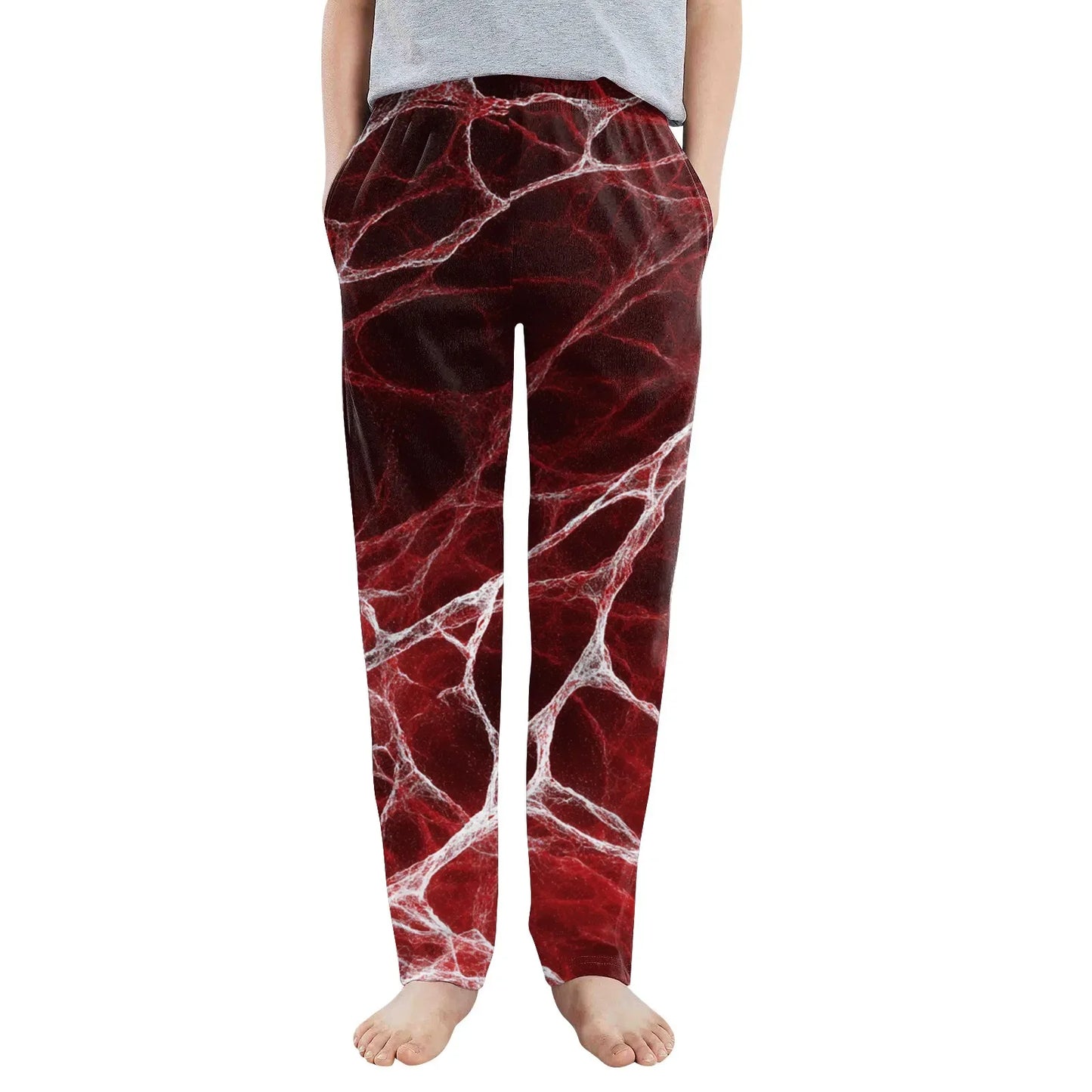 Cozy Kids Pajama Bottoms Unisex Cartoon Halloween Pattern Loose Pants - ToylandEU