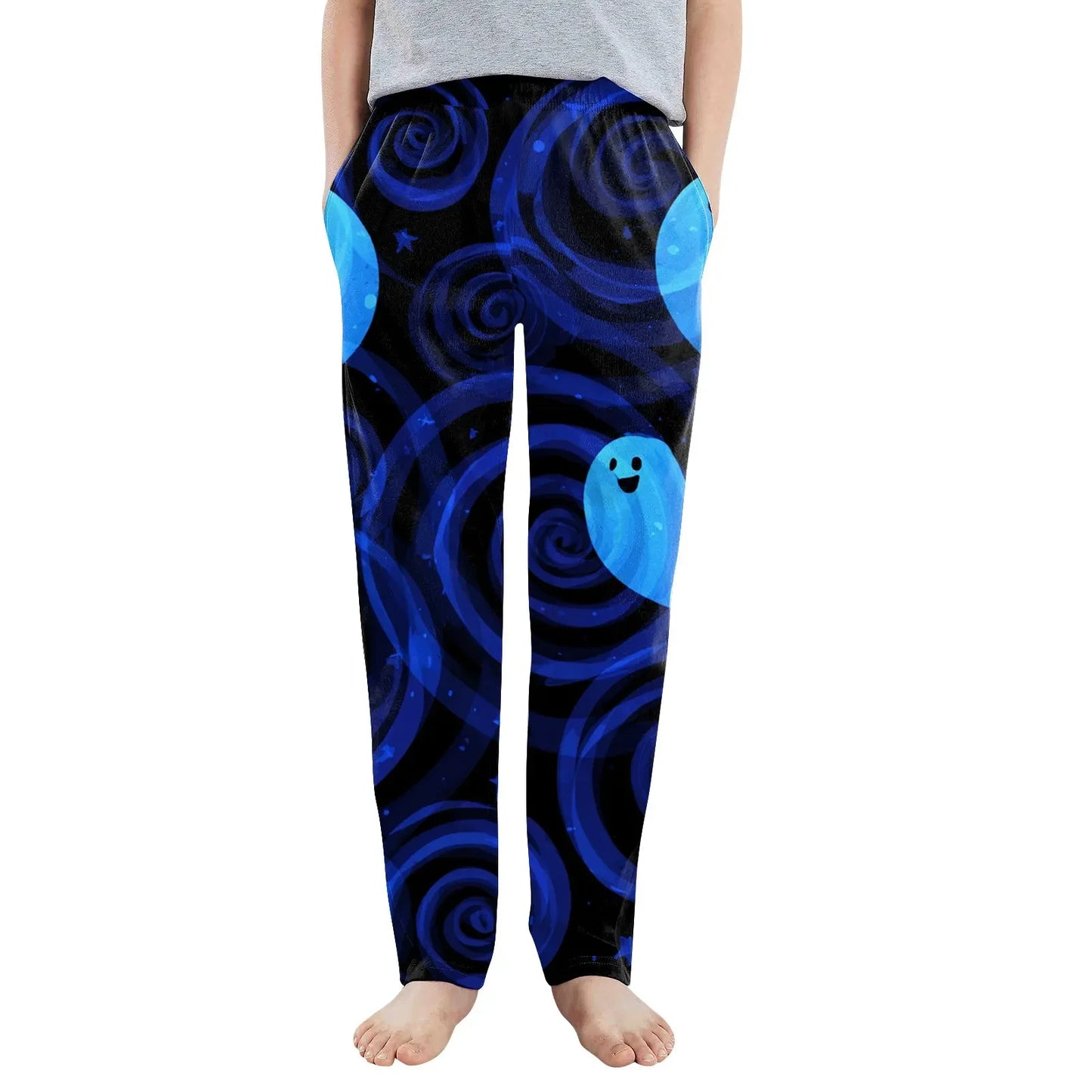 Cozy Kids Pajama Bottoms Unisex Cartoon Halloween Pattern Loose Pants - ToylandEU