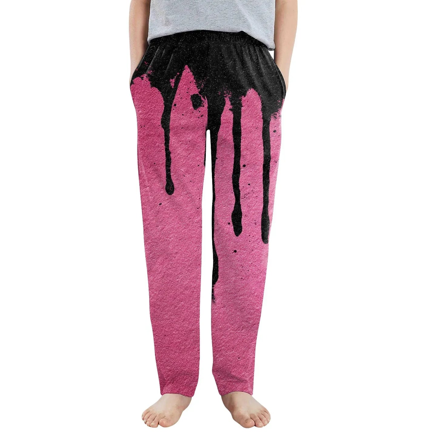 Cozy Kids Pajama Bottoms Unisex Cartoon Halloween Pattern Loose Pants - ToylandEU