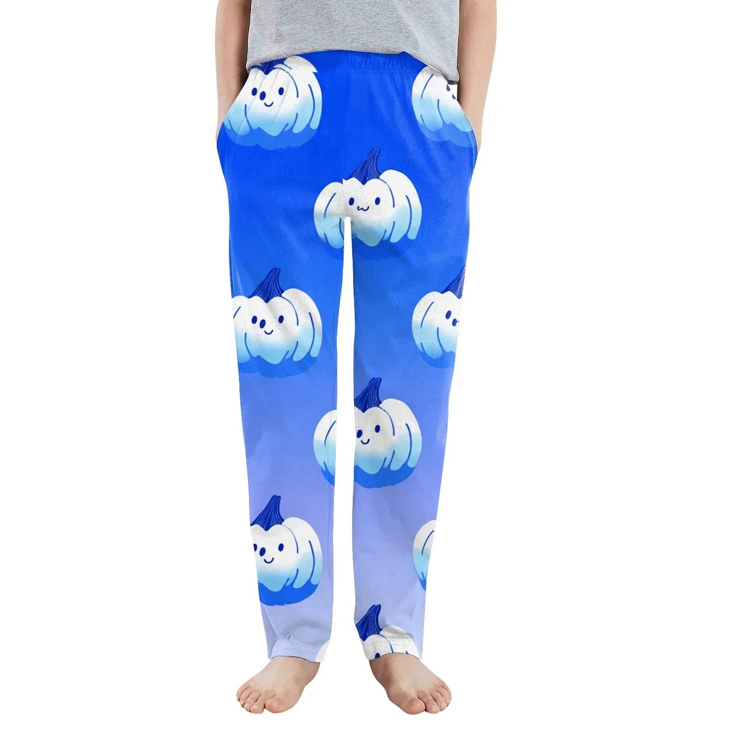 Cozy Kids Pajama Bottoms Unisex Cartoon Halloween Pattern Loose Pants - ToylandEU