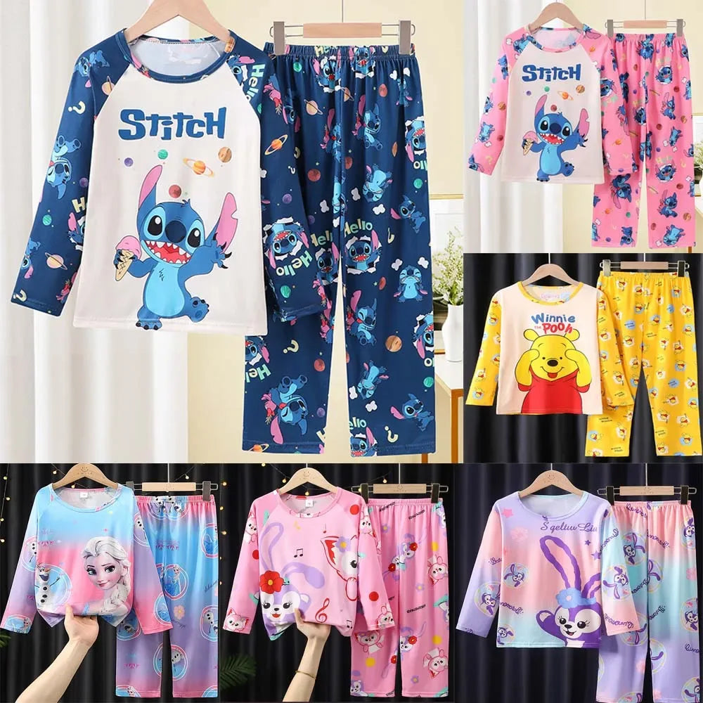Cozy Kids Pajama Set Two Piece Stitch Themed For Boys And Girls - ToylandEU