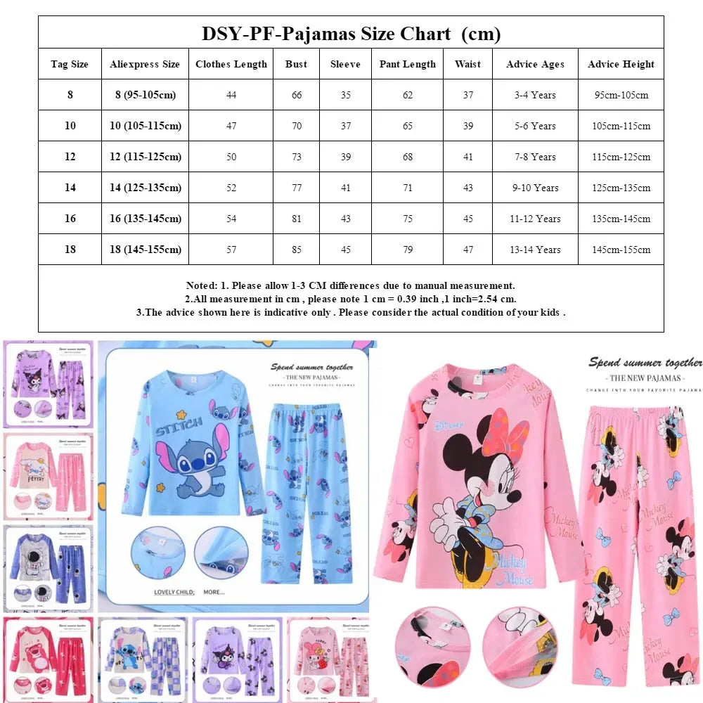 Cozy Kids Pajama Set Two Piece Stitch Themed For Boys And Girls - ToylandEU