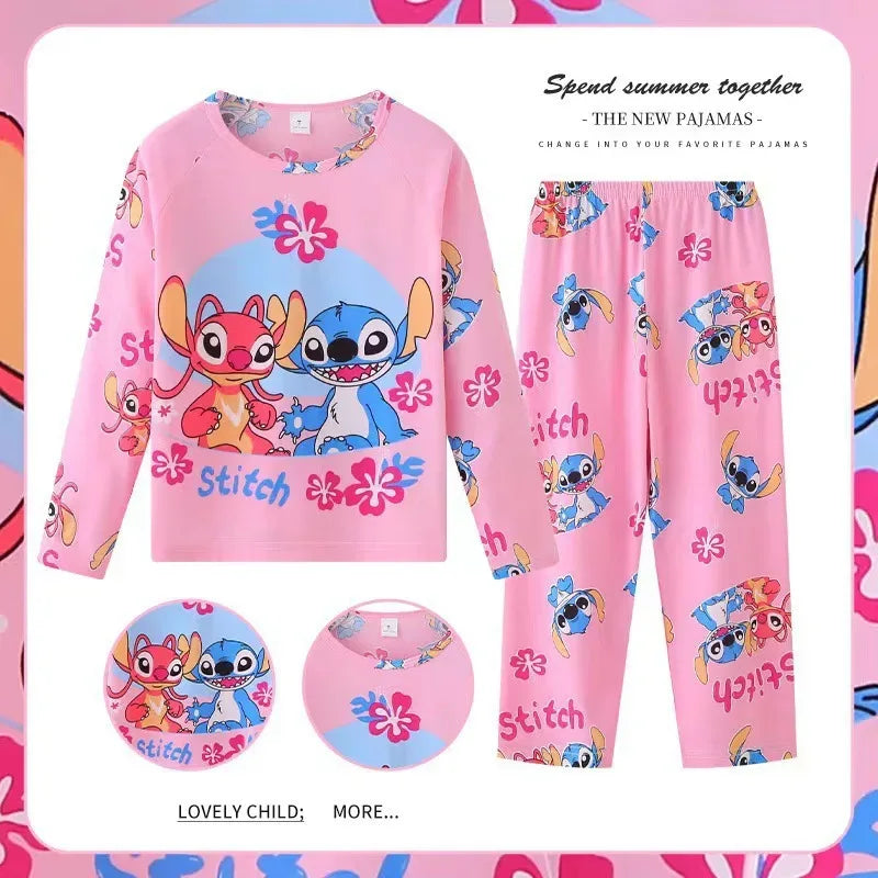 Cozy Kids Pajama Set Two Piece Stitch Themed For Boys And Girls - ToylandEU