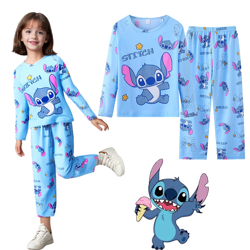 Cozy Kids Pajama Set With Long Sleeve Unisex Design For Boys And Girls Ages Four To Six - ToylandEU