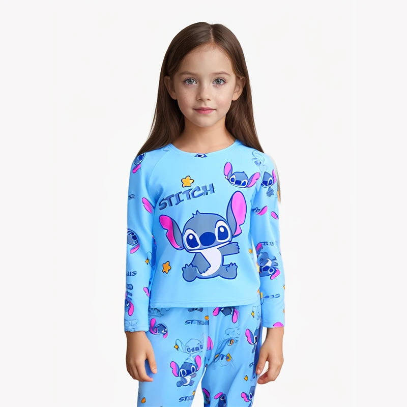 Cozy Kids Pajama Set With Long Sleeve Unisex Design For Boys And Girls Ages Four To Six - ToylandEU