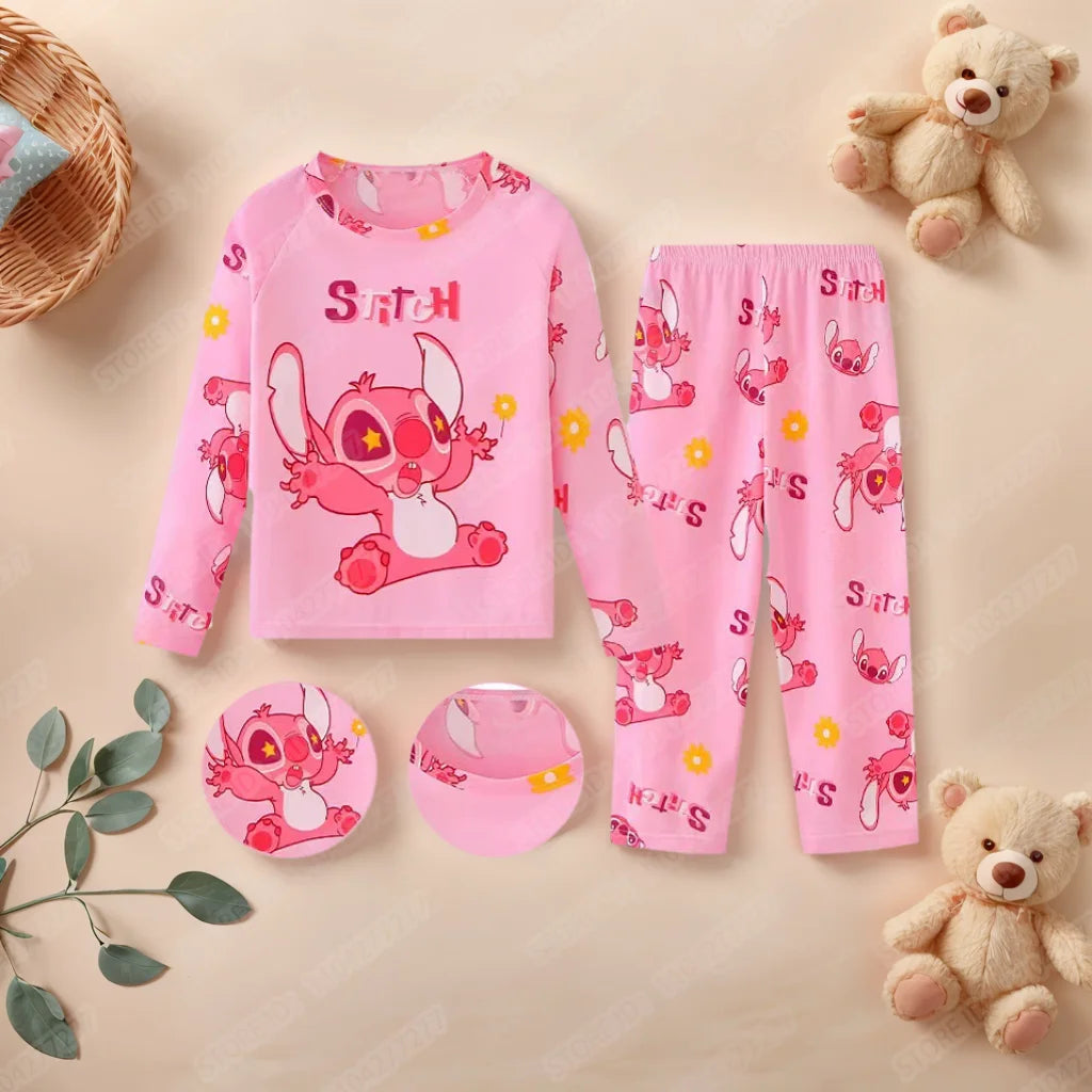 Cozy Kids Pajama Set With Long Sleeve Unisex Design For Boys And Girls Ages Four To Six - ToylandEU