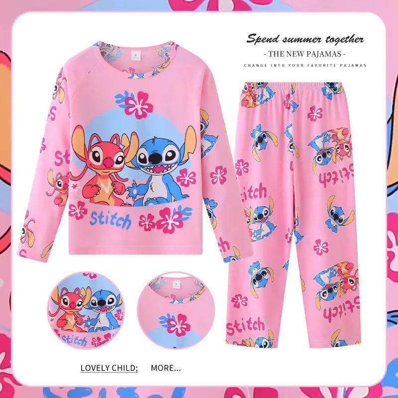 Cozy Kids Pajama Sets Disney Elsa And Pooh Print Long Sleeve For Kids Aged 7 To 13 - ToylandEU